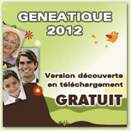 G�n�atique 2012. Version d�couverte en t�l�chargement GRATUIT