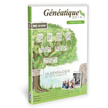 Généatique 2013 le logiciel de généalogie en coffret