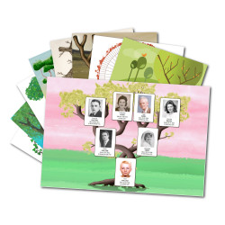 Pack de modèles d'arbres pour Généatique - Compléments Graphiques 2 en téléchargement