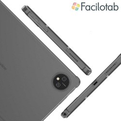 Facilotab L Rubis - WiFi/4G - 64 Go - Android 13 - Tablette simplifiée pour Seniors
