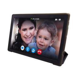 Facilotab L Rubis - WiFi/4G - 64 Go - Android 13 - Tablette simplifiée pour Seniors
