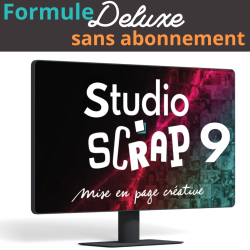 Mise à jour Studio-Scrap 9 Deluxe - Licence permanente