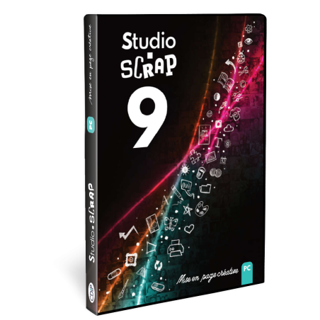 Studio-Scrap 9 Deluxe en coffret - Licence permanente