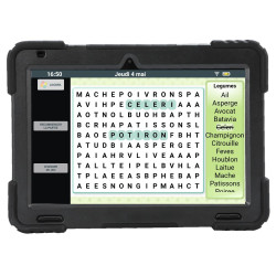 Facilotab XXL - WiFi - 128 Go - Android 13 - Très grand écran -  Coque renforcée- Tablette simplifiée pour Seniors