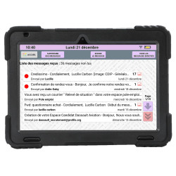 Facilotab XXL - WiFi - 128 Go - Android 13 - Très grand écran -  Coque renforcée- Tablette simplifiée pour Seniors