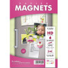 Papier Magnet blanc brillant - Pochette de 5 Feuilles A4