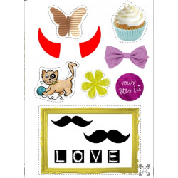 Papier Magnet blanc brillant - Pochette de 5 Feuilles A4