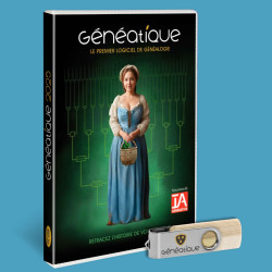 Option coffret Clé USB Généatique 2025