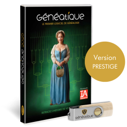Coffret Généatique 2025 Prestige avec Clé USB