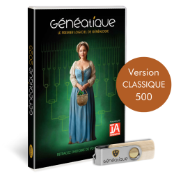 Coffret Généatique 2025 Classique avec Clé USB