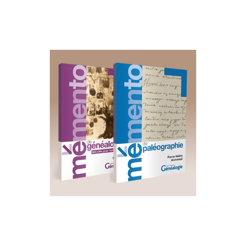 Pack Mémento : généalogie + paléographie