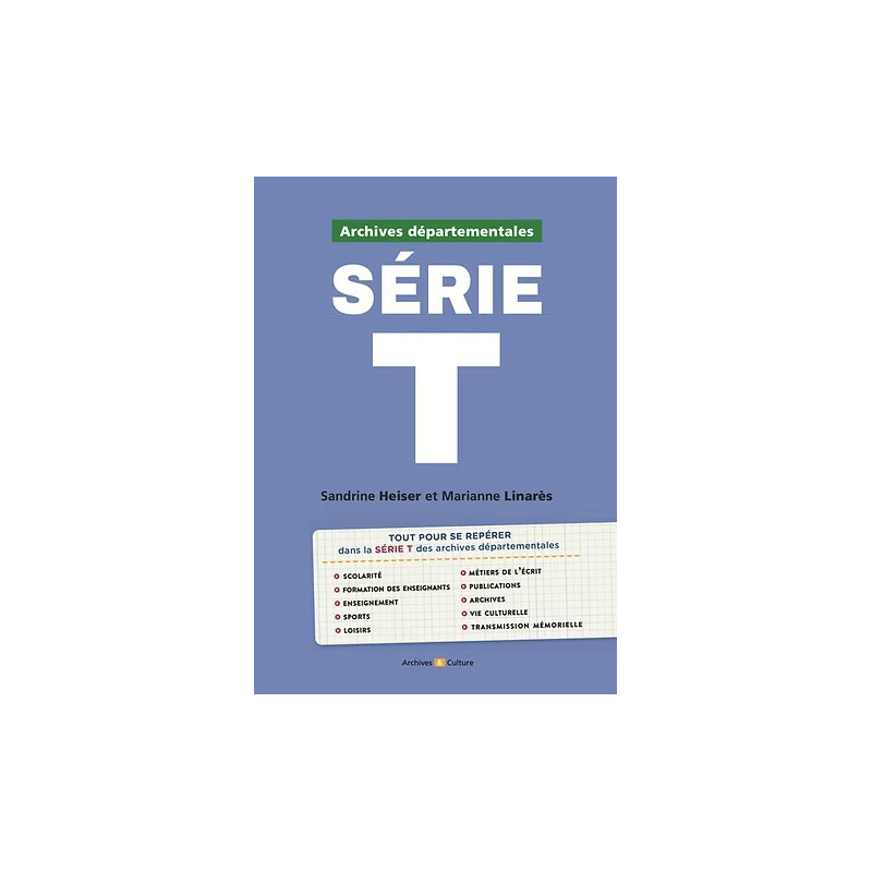 Archives départementales : série T