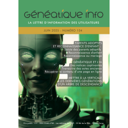 Généatique Info n° 104 en téléchargement - Juin 2025
