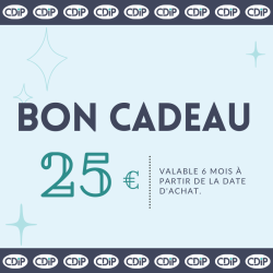 Chèque cadeau 25 euros