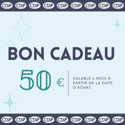 Chèque cadeau 50 euros