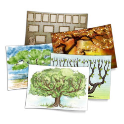 Pack de 22 modèles d'arbres généalogiques pour Généatique
