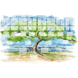 Pack de 22 modèles d'arbres généalogiques pour Généatique