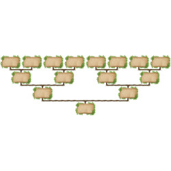 Pack de 22 modèles d'arbres généalogiques pour Généatique