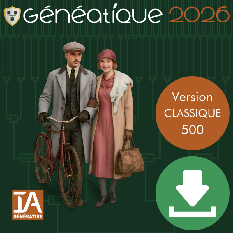 Généatique 2026 Classique 500 en téléchargement Généatique 2026 Classique 500 en téléchargement