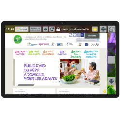 Facilotab Classic - WiFi - 128Go - Android 15 - Tablette simplifiée pour Seniors