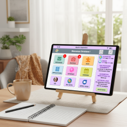 Facilotab Classic - WiFi - 128Go - Android 15 - Tablette simplifiée pour Seniors