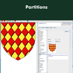 Héraldique 11 en téléchargement - Logiciel d'héraldique pour dessiner vos blasons