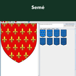 Héraldique 11 en téléchargement - Logiciel d'héraldique pour dessiner vos blasons