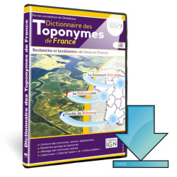 Pack localisation Dictionnaire des Toponymes et Cassini en téléchargement