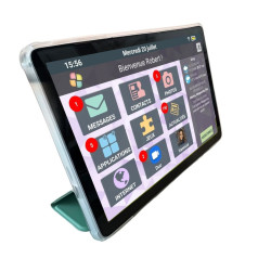 Facilotab Classic - WiFi - 128Go - Android 15 - Tablette simplifiée pour Seniors