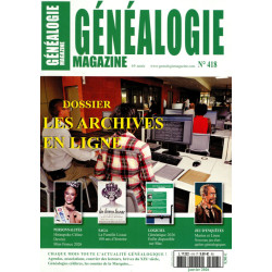 Généalogie Magazine N°418 en téléchargement