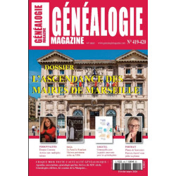 Abonnement d'1 an à Généalogie Magazine par courrier