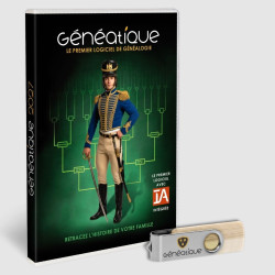 Option coffret Clé USB Windows Généatique 2027