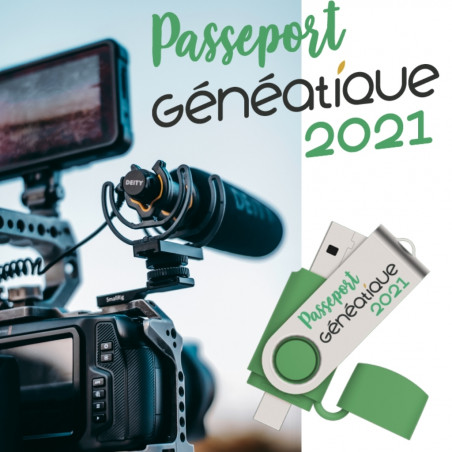 Passeport Généatique 2021 sur clé USB