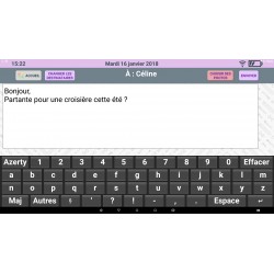 Pack Facilotab L Onyx - WiFi/4G - 32 Go - Android 10 - Support, Sacoche et 2 Stylets - Tablette simplifiée pour Seniors