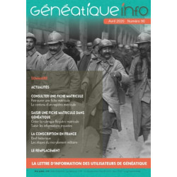 Généatique Info n° 90 en téléchargement - Ancien numéro - Avril 2020