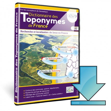 Dictionnaire des Toponymes en téléchargement