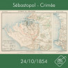 Carte de Sébastopol, 24 octobre 1854