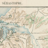 Carte de Sébastopol, 24 octobre 1854
