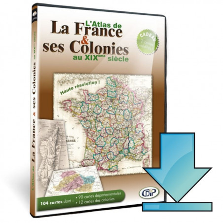 Atlas de France et ses colonies - En Téléchargement