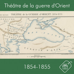 Carte du théâtre de la guerre d'orient, 1854-1855
