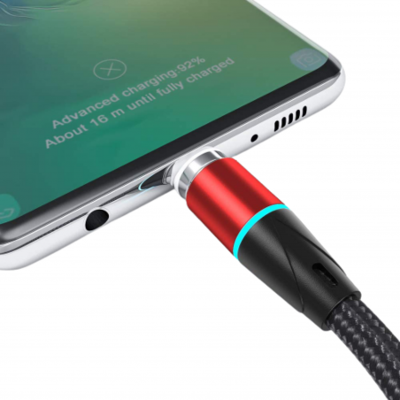 Câble pour une connexion facile et magnétique