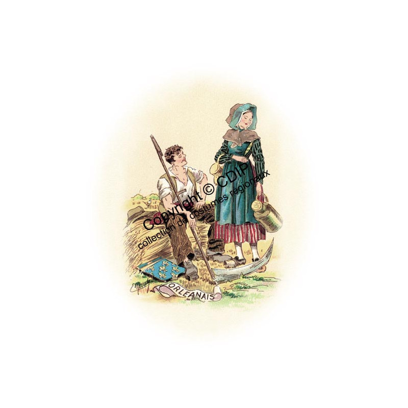 Illustration ancienne encadrée