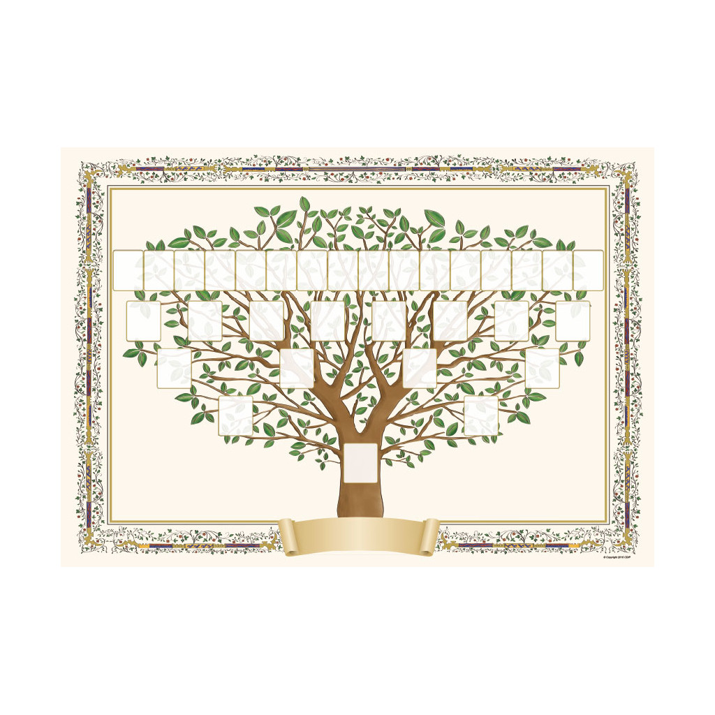 Arbre Généalogique à Imprimer Pdf Arbre généalogique à imprimer « enluminure »