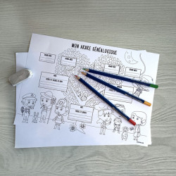 Arbre généalogique à imprimer « Coloriage »