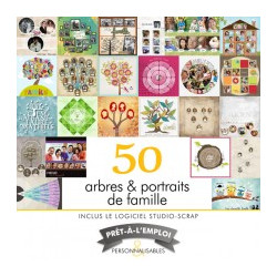 Pack 50 arbres & portraits de famille pour Studio-Scrap