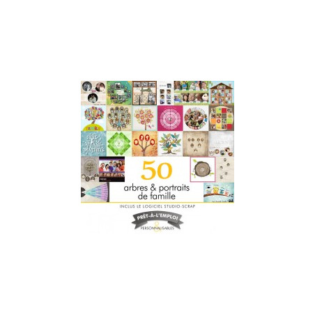 Pack 50 arbres & portraits de famille pour Studio-Scrap