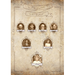 Pack 50 arbres & portraits de famille pour Studio-Scrap