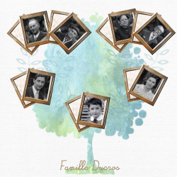 Pack 50 arbres & portraits de famille pour Studio-Scrap