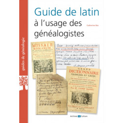 Guide de latin à l'usage des généalogistes