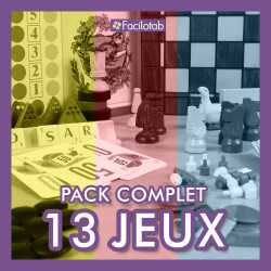 Pack de 13 jeux pour Facilotab sans publicité